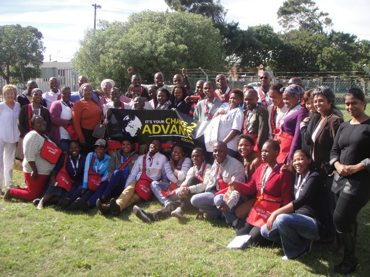 C2A team with Gugulethu Learning Ambassadors